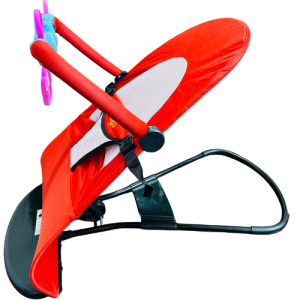 (লাল কালার)-বেবি বাউন্সার চেয়ার-খেলনা সহ